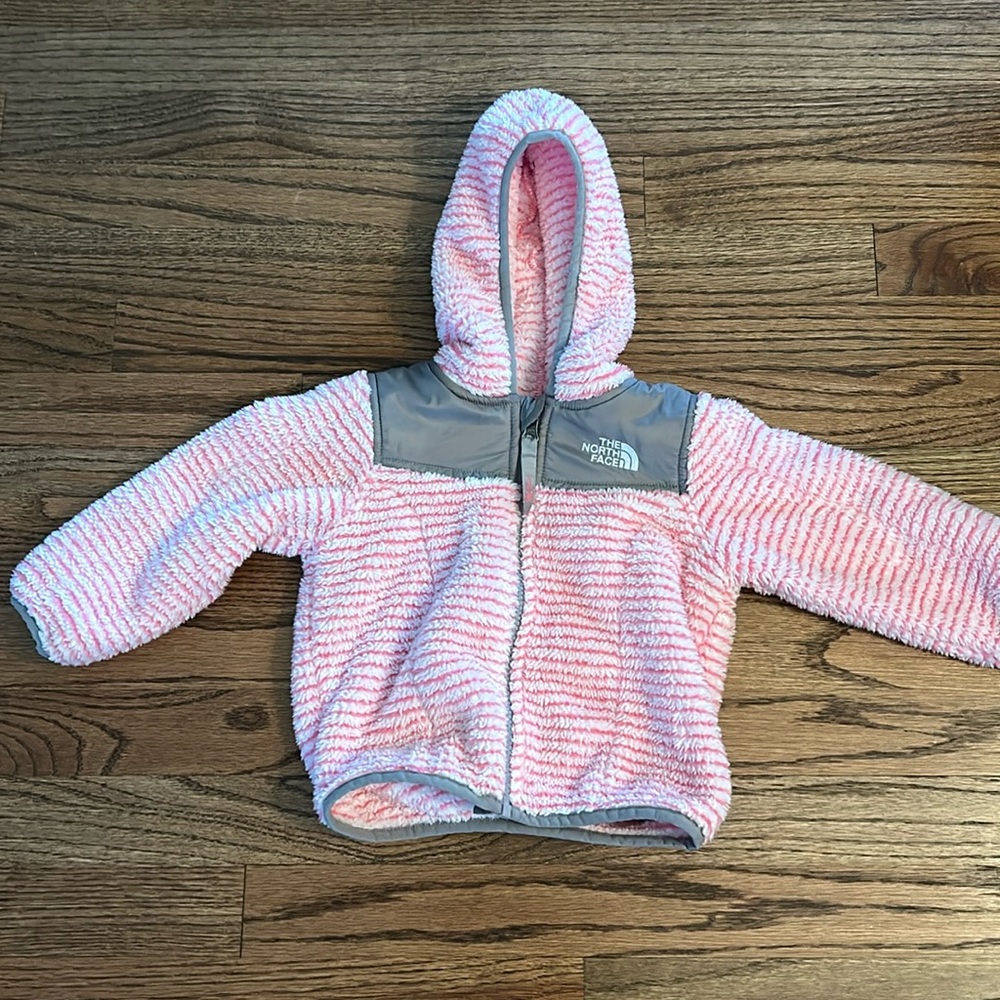 The North Face, toddler super soft.  In good worn condition